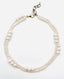 18" White Freshwater Mixed Size Pearl Two Strand Necklace with Gold Fill Clasp
