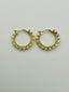 20mm Freshwater Pearl Earring with gold vermeil
