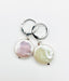 Freshwater Coin Pearl Earring On Sterling Silver Huggie, 1.25"