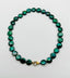 18" Sacramento Green Coin Pearl Necklace with 2-Tone Gold Vermeil & Sterling Silver, and Diamond Clasp