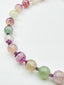 18" Smooth 13mm Pastel Fluorite Ball Necklace with Vermeil Clasp and Ext Chain