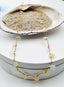 18" Smooth Yellow Opal Teardrop Necklace with Gold Fill Clasp