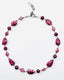18" Thiulite Strawberry Quartz and Red Freshwater Pearl