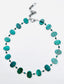 18" Raw Edge Malachite Slice Necklace