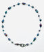 18" Peacock Freshwater Pearl Necklace With Mixed Shapes