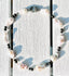 18" White Freshwater Baroque Pearl Necklace with Matte Black Onyx and Sterling Silver Diamond Rondelles and Clasp