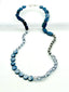 24" Kyanite, Lapis, Blue Quartz, and Pyrite Necklace