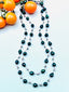 36" Evergreen Color 7-8 mm Freshwater Pearl Baroque and Pyrite Necklace