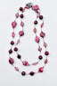 36" Thiulite, Strawberry Quartz, and Freshwater Pearl Combination