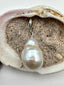 Baroque Pearl Sterling Silver Diamond Pendant