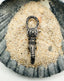 2 Sided Sterling Silver Black Spinel Pendant