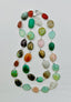 36" Multi Gemstone Sterling Silver Necklace