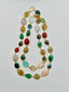 36" Limited Edition Multi Stone and Gold Vermeil Necklace