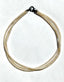 18" Triple Strand AAA 3-4mm Freshwater Pearl Necklace with Sterling Silver Clasp