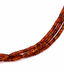 18" Triple Strand AAA Natural Orange Hessonite Garnet