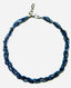18" Triple Strand Rectangular Iolite Necklace