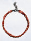 18" Triple Strand Faceted Rare Lazasine Necklace