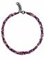 18" Triple Strand Faceted Natural Multicolor Sapphire Necklace