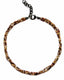 18" Triple Strand Faceted Natural Zircon Necklace