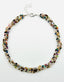 18" Triple Strand Faceted Rainbow Moonstone, Sunstone, Garnet, Amethyst, Amazonite Necklace Mix Necklace