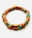 Spiny Oyster Turquoise Rondelle and Natural Edison Pearl Bracelet, 7.25"