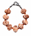 Fossilized Coral and Hessonite Garnet Bracelet