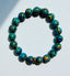City Nights Fordite Bracelet with Diamond Rondelle, 7.25"