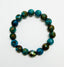 Tahitian Pearl and Blue Green Calsillica Jasper Bracelet