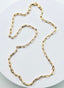 16" Gold Fill Smooth Paperclip Link Chain with Gold Fill Clasp