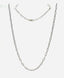 18" Bright 3x7mm Sterling Silver Paperclip Chain