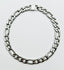 Thick 15mm Stainless Steel Fiagro Curb Chain with Sterling Silver 18"