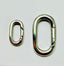 Small Sterling Silver Carabiner, 8x14mm