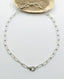 18" Diamond Cut Bright Sterling Silver 6x15mm Paperclip Chain with Sterling Silver Diamond Clasp
