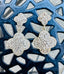 Vermeil Small and Large Clover Post Earring, 1"