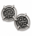 Atocha Coin Sterling Silver Post Earring, 12mm