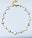 16" Freshwater Coin Pearl and Freshwater Pearl Necklace with Gold Filled Clasp