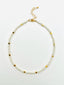 16" 4mm Freshwater Pearl and Gold Filled Faceted Bead Necklace