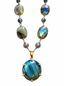 16" Labradorite Necklace with Vermeil Labradorite Pendant
