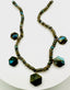 16" Faceted Labradorite Hexagon Shaped Necklace with Labradorite Rondelle Sterling Silver