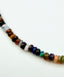 17" Faceted Fall Multi Colored Opal Rondelle Necklace