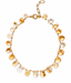 17" Organic Citrine Faceted Teardrop Necklace