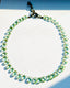 17" Faceted Green Amethyst Teardrop Necklace