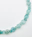 18" Faceted Coin Shaped and Rondelle Aquamarine Necklace