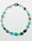 18" AAA Aquaprase and Moss Aquamarine Mix Necklace