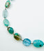 18" AAA Aquaprase and Moss Aquamarine Mix Necklace