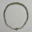 18" Graduated Green Amethyst Necklace with Two Tone Diamond Clasp