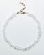 18" Crystal Quartz Three Dimensional Teardrop "Leia" Necklace