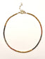 18" Rhodium, Yellow Gold, Rose Gold, Silver Mixed Pyrite Necklace