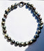 18" Large Tahitian Pearl Necklace with Large Sterling Silver Diamond Clasp