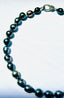 18" Organic Baroque Shaped Tahitian Pearl Necklace with Diamond Clasp